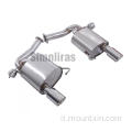 Tubo di marmelle per scarico di scarico Catback per Volkswagen B6 R36